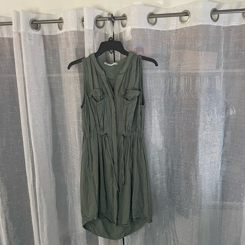 Green summer dress